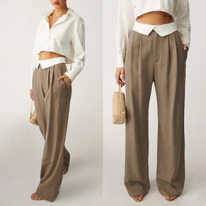 Reformation Stevie Pant Mushroom